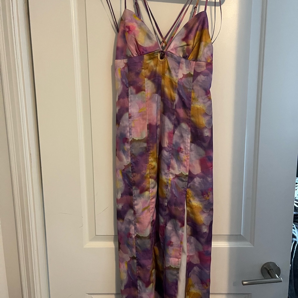 Urban Outfitters Pink and Yellow Dress